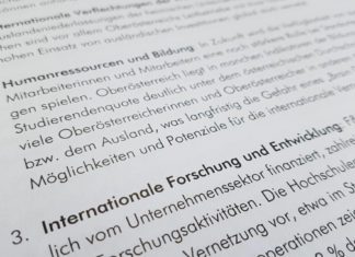 Internationale Ausrichtung des Standortes Oberösterreich Internationaler Standort Bericht