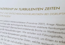 Leadership in turbulenten Zeiten Leadership in turbulenten Zeiten Studie