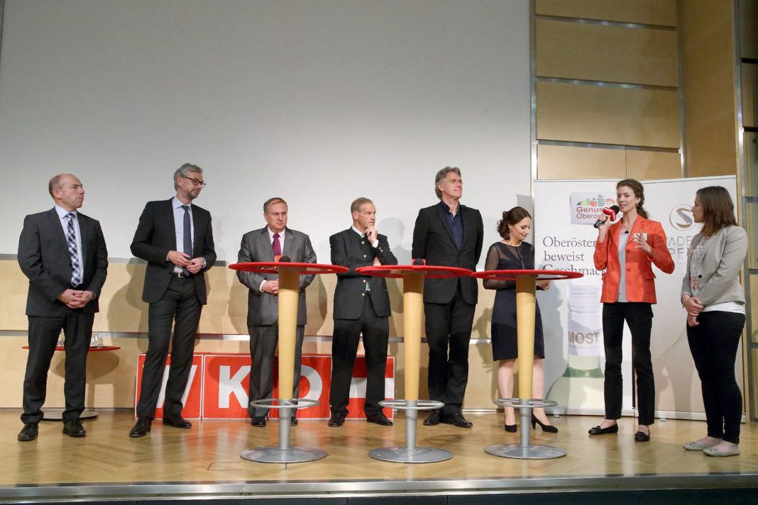 Das Podium beim Tag der Lebensmittel