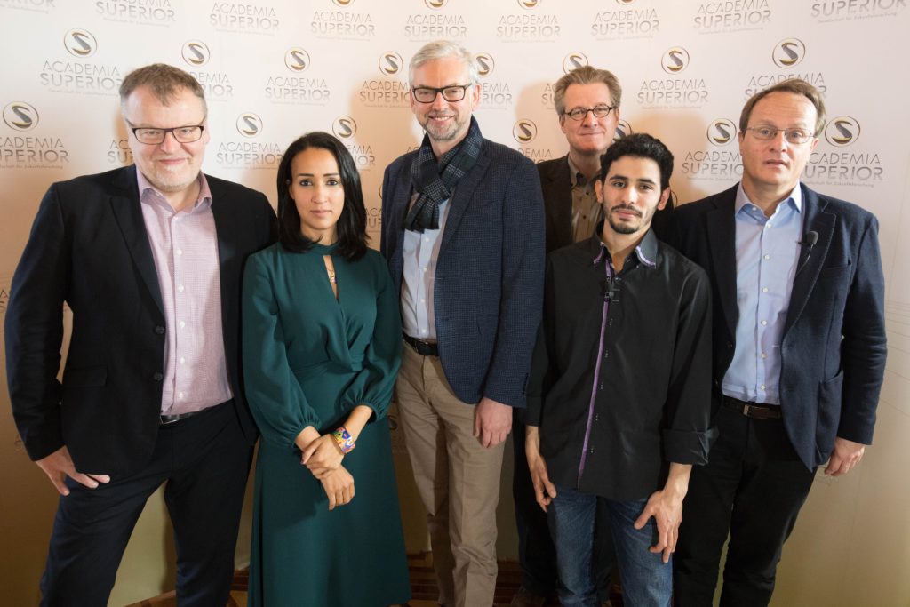 Stefan Ruzowitzky, Manal al-Sharif, Michael Strugl, Philipp Blom, Aeham Ahmad, Markus Hengstschläger