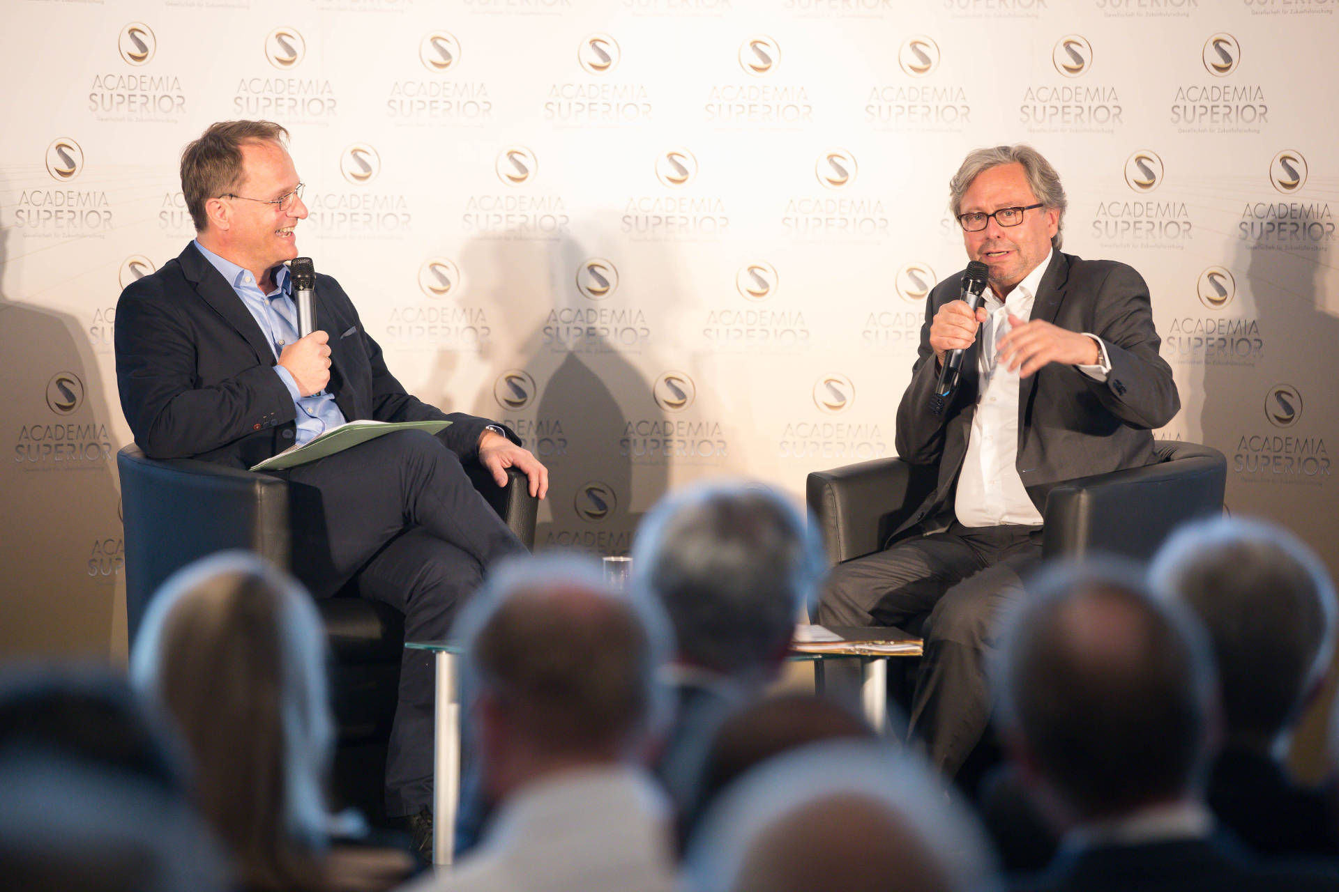 Markus Hengstschläger and Alexander Wrabetz in DIALOGUE