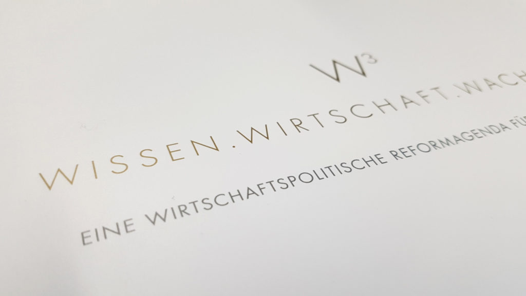 W3 Wirtschaftspolitische Reformagenda