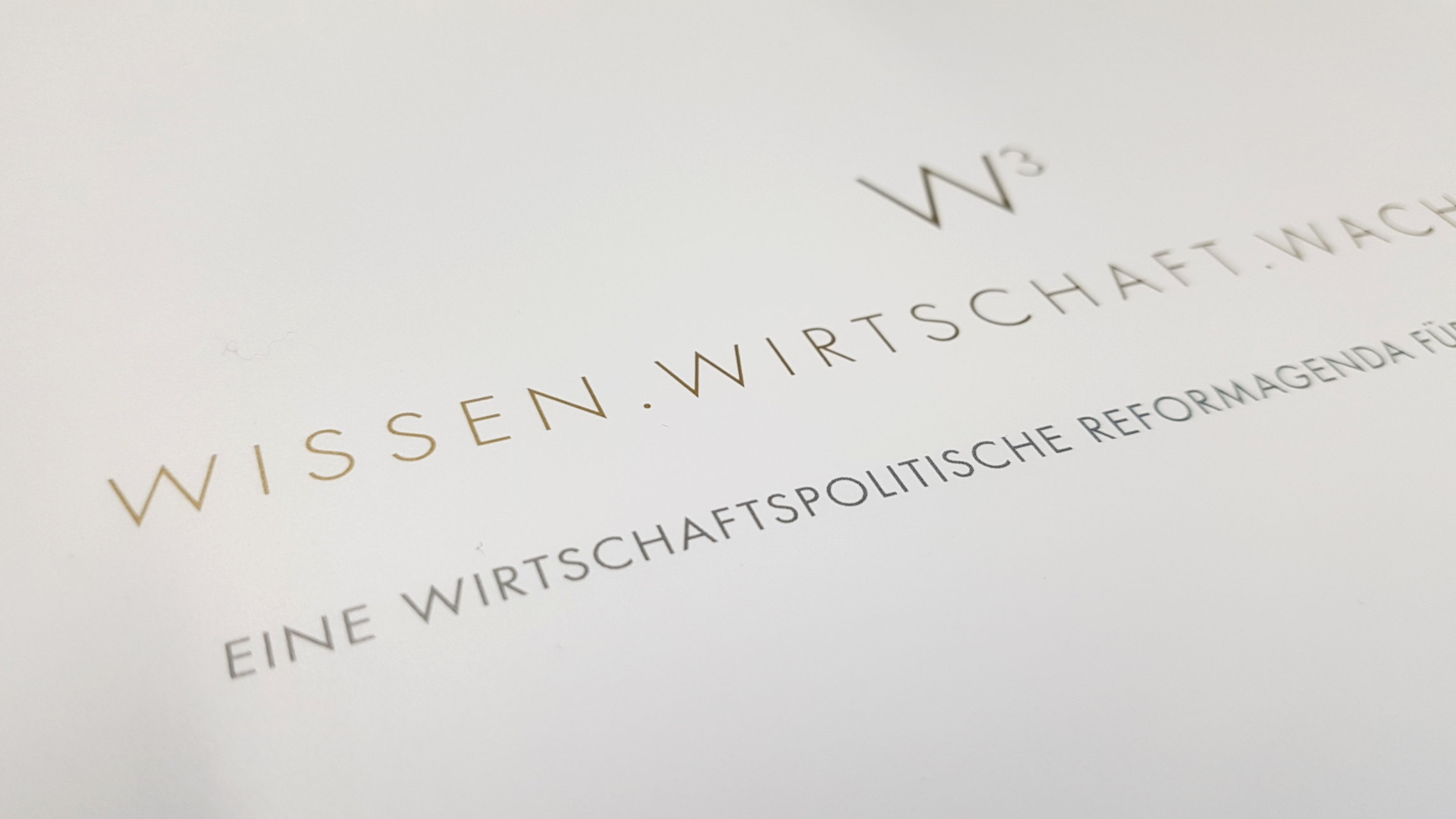 W3 Wirtschaftspolitische Reformagenda