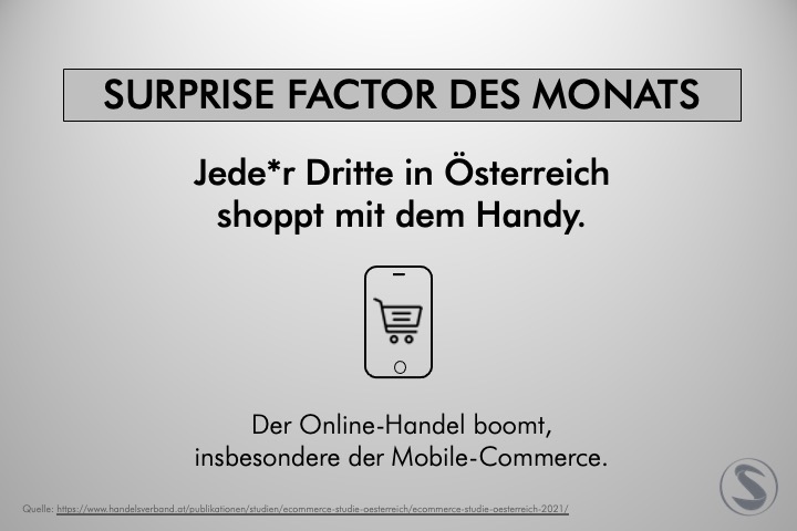 Jede*r Dritte in Österreich shoppt mit dem Handy. Der Online-Handel boomt, insbesondere der Mobile-Commerce.