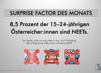 8,5 Prozent der 15–24-Jährigen in Österreich waren 2021 sogenannte „NEETs“